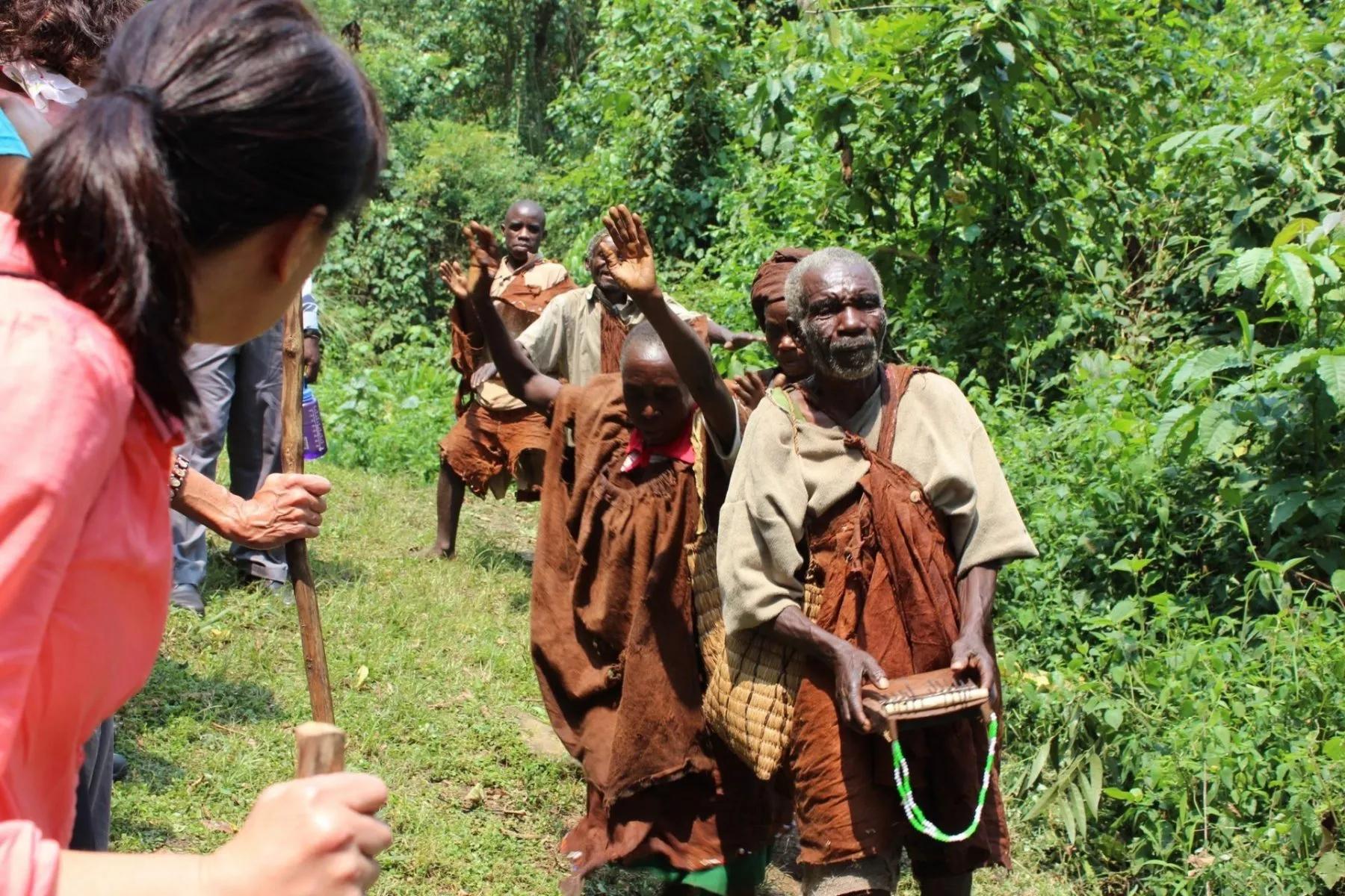 Bakiga traditional dance near Bwindi