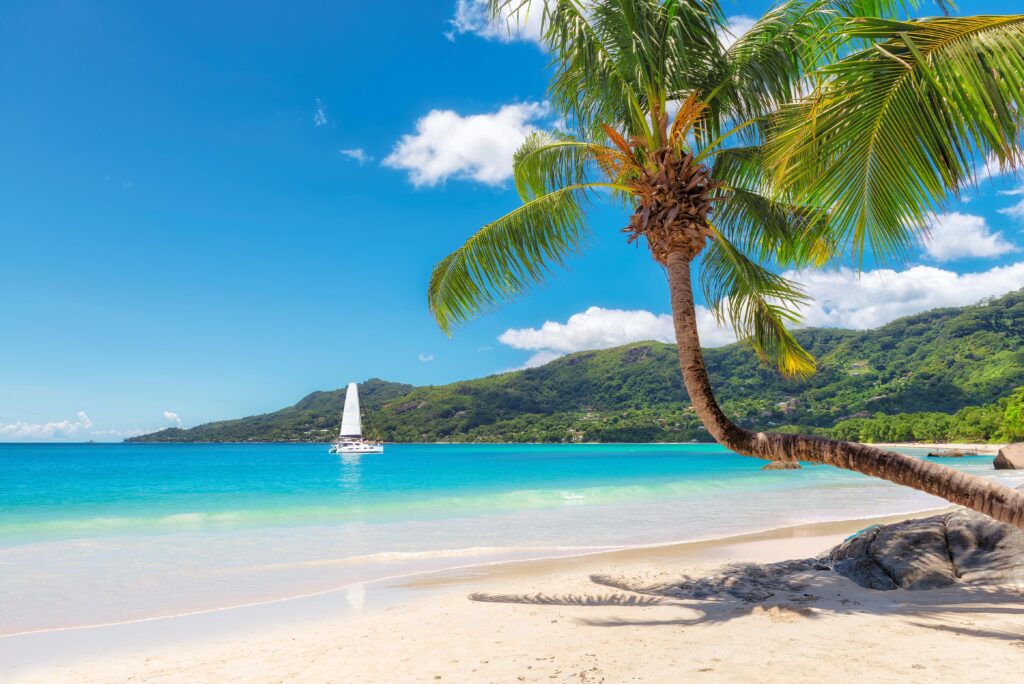 Beachfront hotel on Mahé Island Seychelles