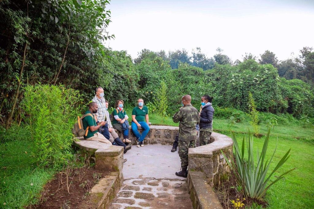 Gorilla trekking briefing in Rwanda