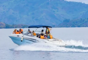 Lake Kivu, boat ride and sunset