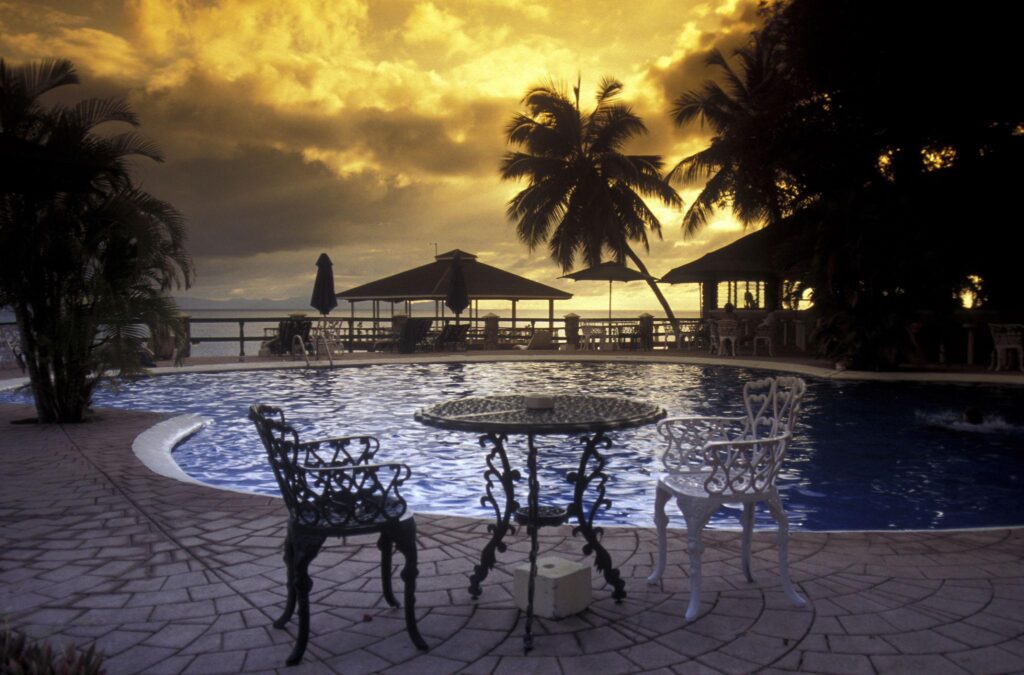Luxury beach resort in Seychelles