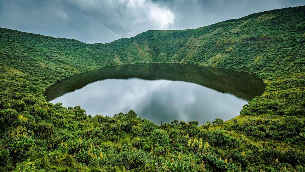 Mount Bisoke in Rwanda