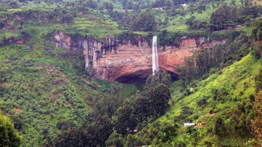 Scenic cliffs in eastern Uganda near Sipi