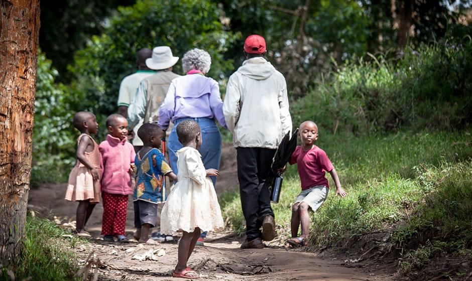 Village walk experience near Bwindi Uganda