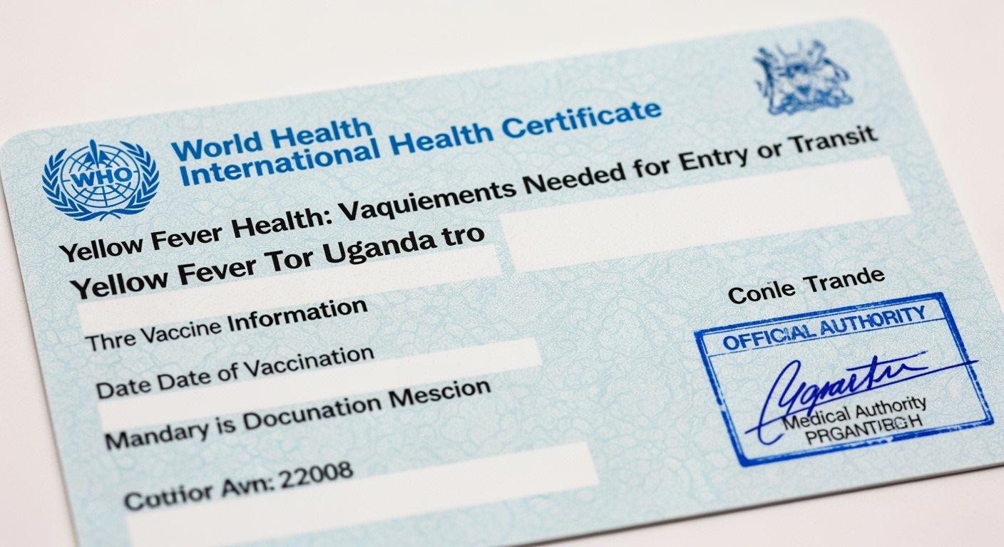 Yellow fever vaccination certificate