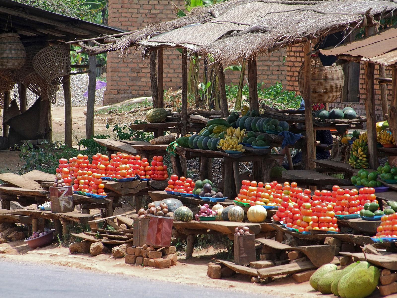 market in Uganda