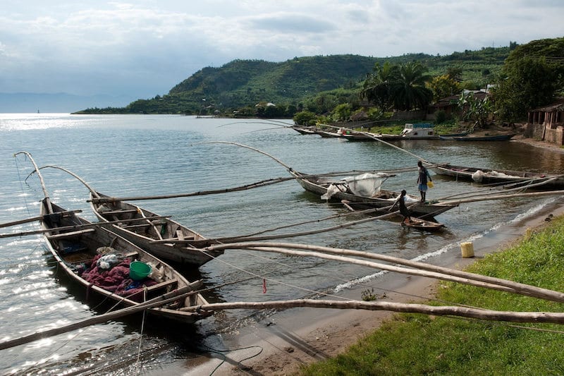 Fishing Boats in Gisenyi 