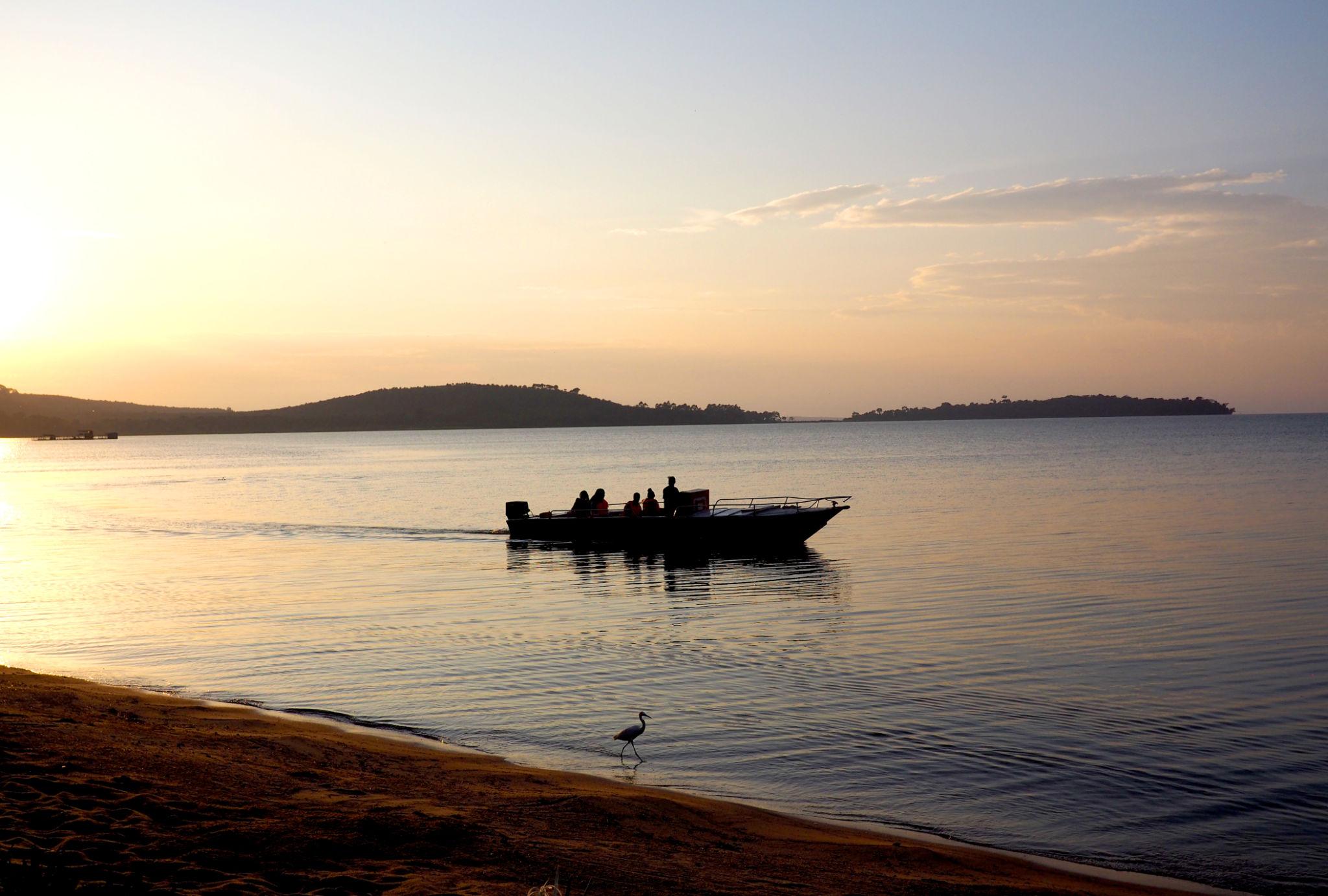 sunset on Lake Victoria